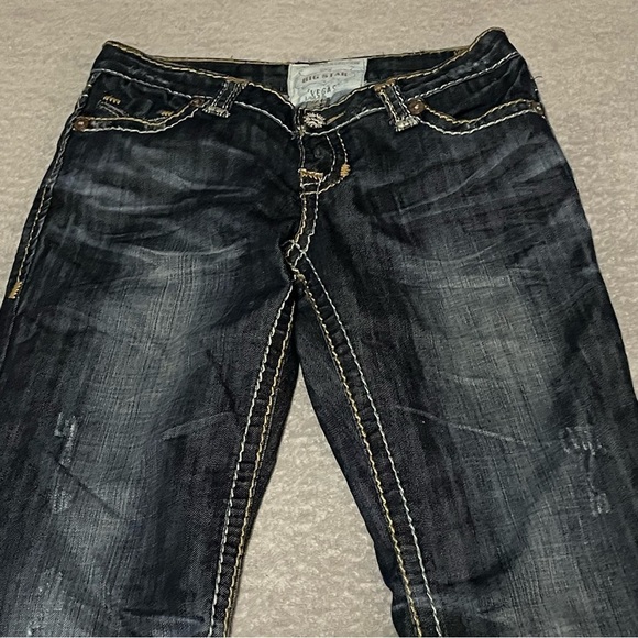 Big Star vintage collection Vegas jeans size 29 dark wash distressed - Picture 3 of 12